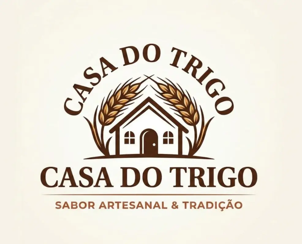 Logomarca casa do trigo padaria em angra dos reis